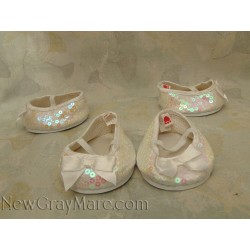 White Sequin Shoes