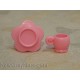 Pink Tea Cup and Saucer