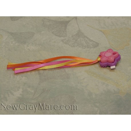 Purple Star Barrette rainbow