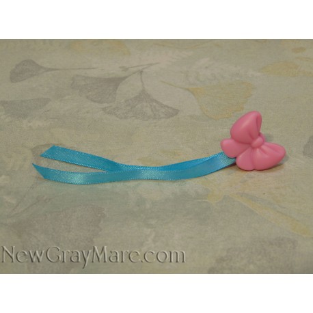 Pink Bow Barrette